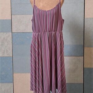 Torrid Purple Striped Maxi Dress